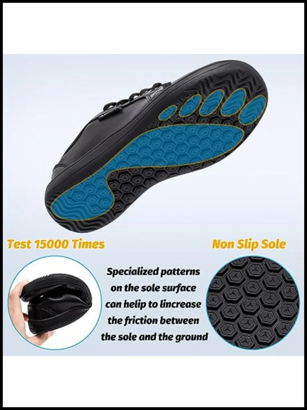 Wide Toe Box Zero Drop Barefoot Sneakers Lightweight Lace-Up Athletic Shoes